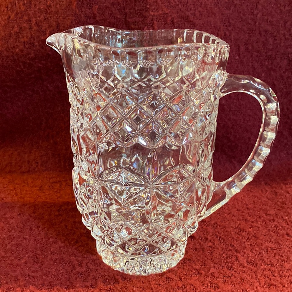 Lead Crystal Pitcher